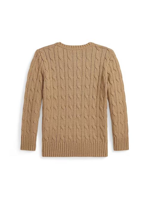 Maglia trecce beige RALPH LAUREN | 322702674082CAMMELLO